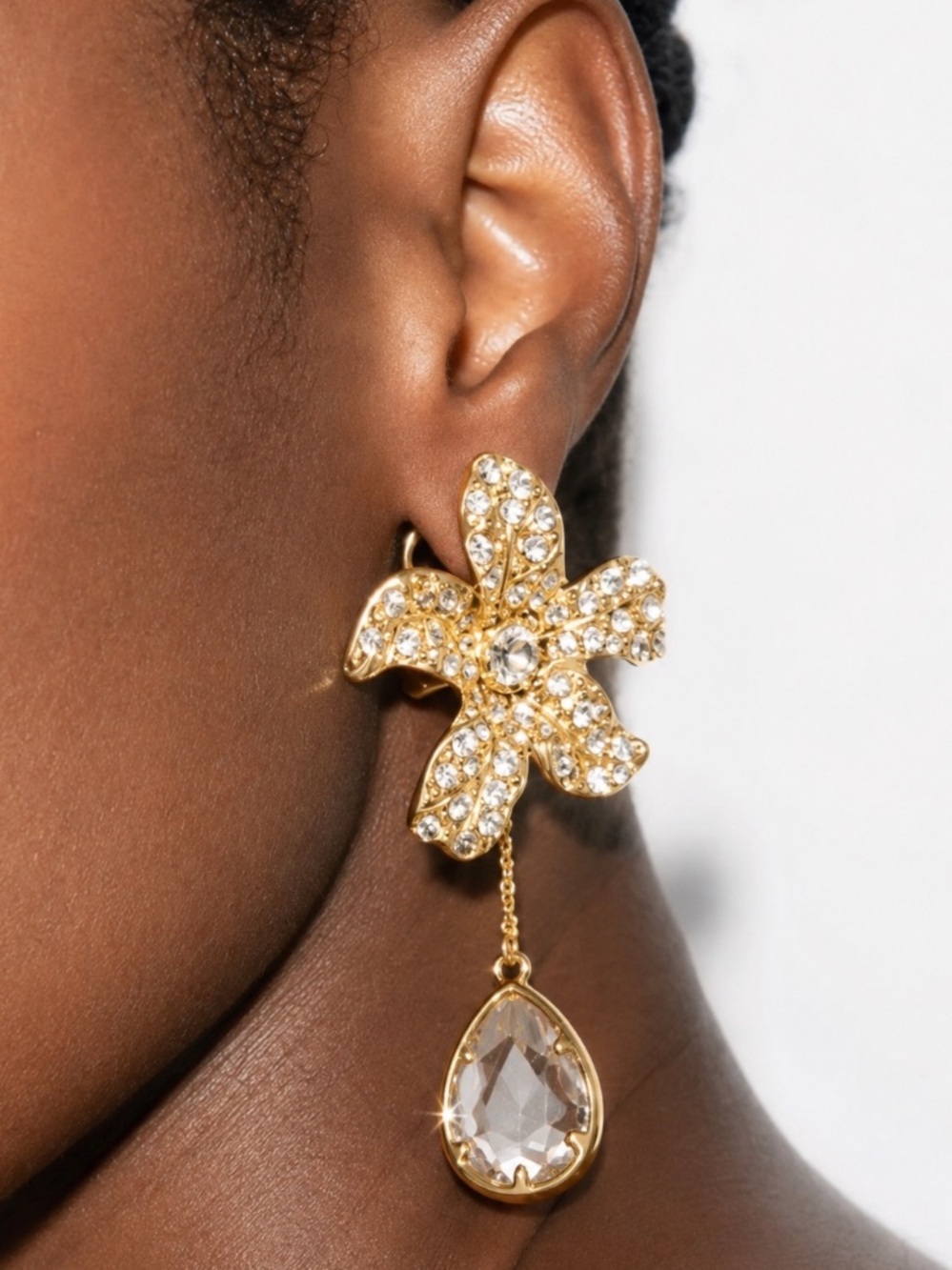 Etoile Royale Gold Luxe Floral Earrings
